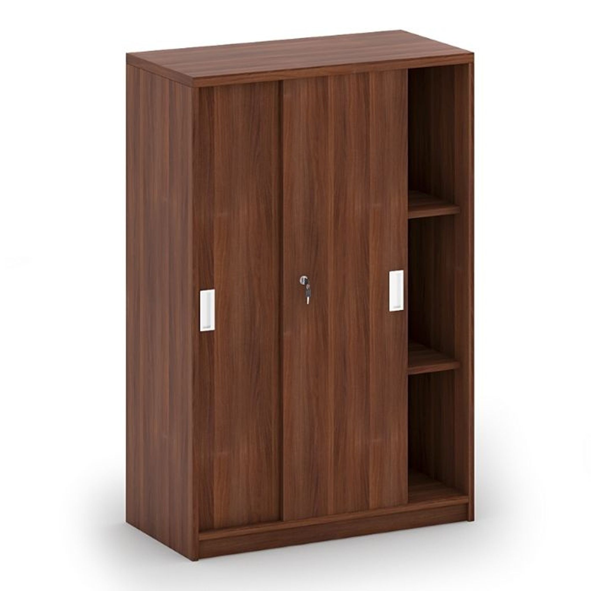 Szafa przesuwna MIRELLI, 800 x 400 x 1200 mm, orzech