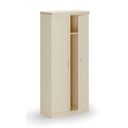 Szafa szatniowa ARRISTO LUX z wysuwanym wieszakiem, 800 x 400 x 1836 mm, brzoza