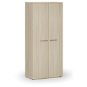 Szafa ubraniowa z wysuwem PRIMO WOOD, 800 x 420 x 1781 mm, dąb naturalny