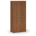 Szafa ubraniowa z wysuwem PRIMO WOOD, 800 x 420 x 1781 mm, orzech