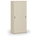 Szafa z drzwiami przesuwnymi PRIMO WOOD, 800 x 420 x 1781 mm, brzoza
