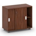 Szafka na kółkach MIRELLI 800 x 420 x 750, orzech
