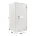 Szafka pancerna na dokumenty, zamek mechaniczny, 1220 x 600 x 520 mm, 223 l