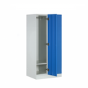 Szafka ubraniowa obniżona, 2-drzwiowa, 1500 x 600 x 500 mm, zamek obrotowy, drzwi zielone