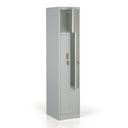 Szafka ubraniowa Z, 2-drzwiowa, 1920 x 400 x 500 mm, demontaż, zamek cylindryczny, drzwi szare
