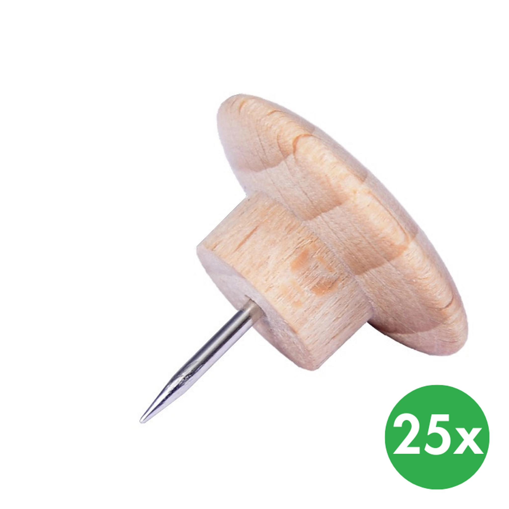 Szpilki drewniane Legamaster do tablic ogłoszeniowych, kpl. 25 szt