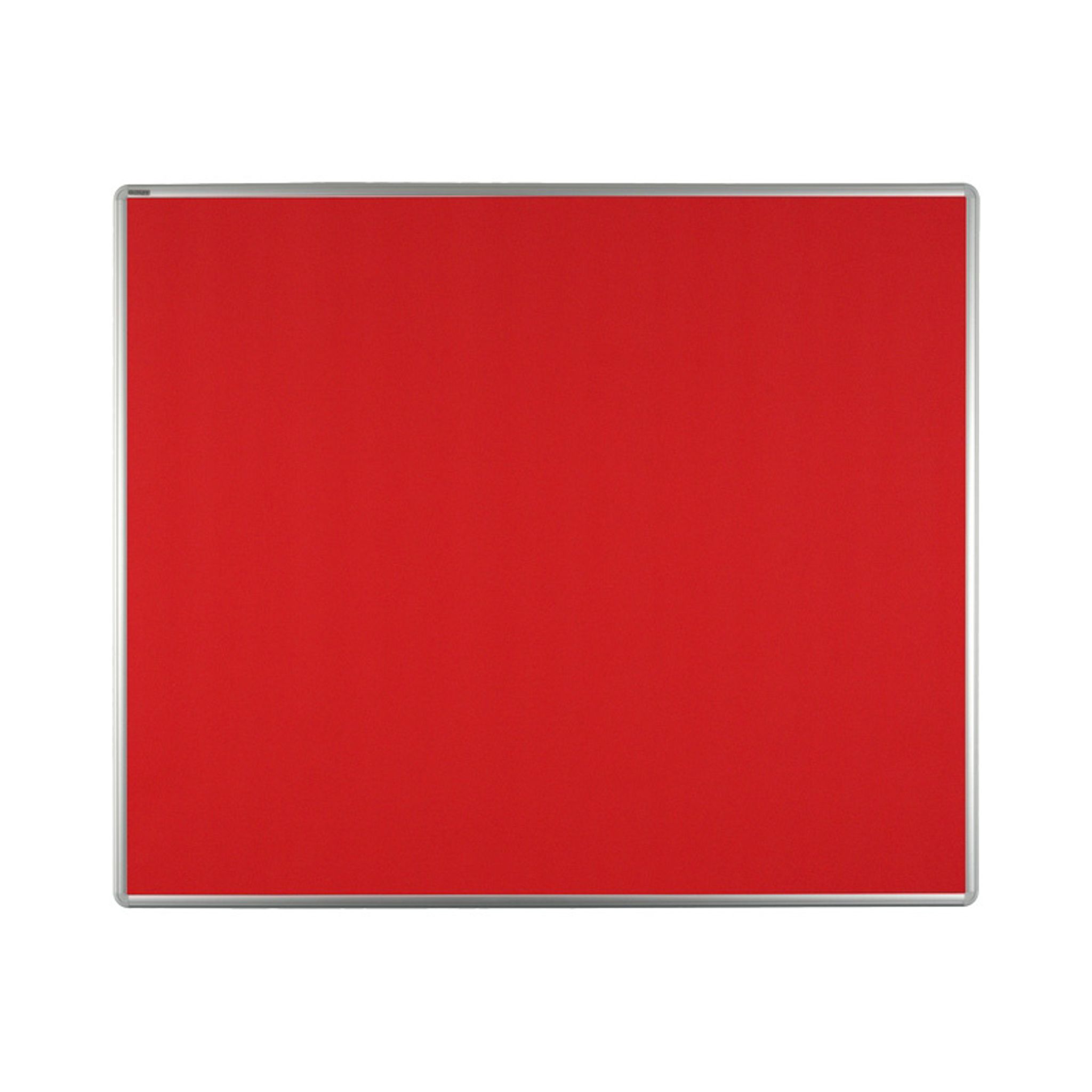 Tablica tekstylna ekoTAB w aluminiowej ramie 1200 x 900 mm, czerwona