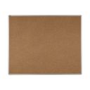 Tablica tekstylna ekoTAB w aluminiowej ramie, 1500 x 1200 mm, brązowa