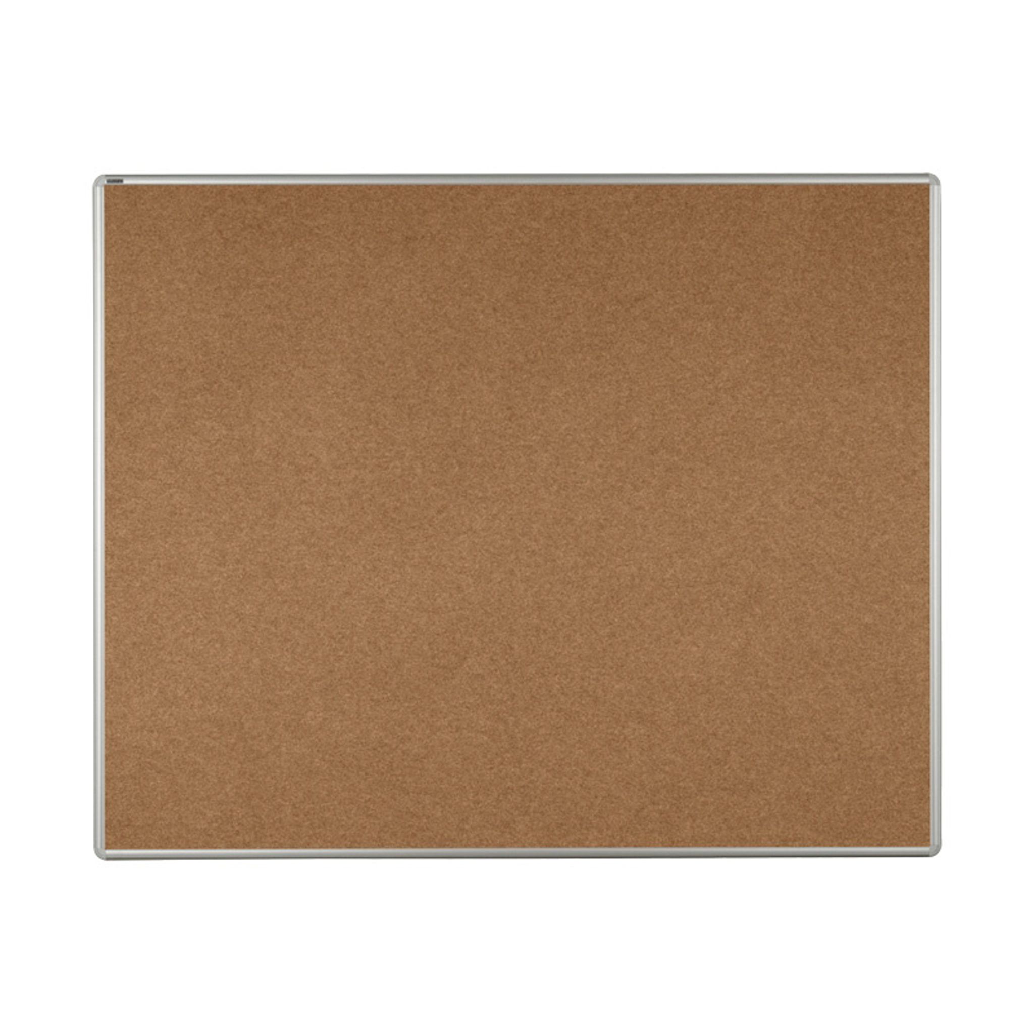 Tablica tekstylna ekoTAB w aluminiowej ramie, 1500 x 1200 mm, brązowa
