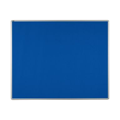 Tablica tekstylna ekoTAB w aluminiowej ramie, 1500 x 1200 mm, niebieska