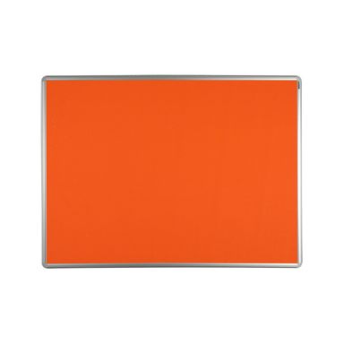 Tablica tekstylna ekoTAB w aluminiowej ramie, 900 x 600 mm, pomarańczowa