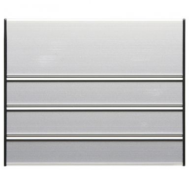 Tabuľka na dvere pre papier/samolepiace fólie, 187 x 156 mm, 1+3 riadky