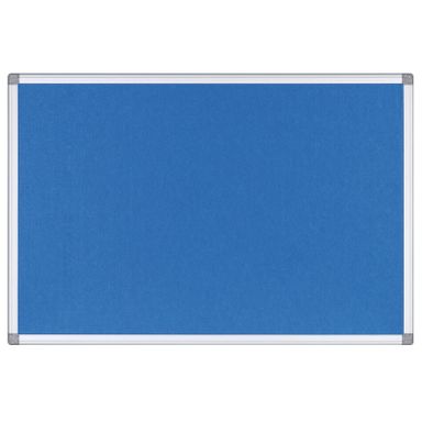 Tekstylna tablica ogłoszeń, niebieska, 1800 x 1200 mm