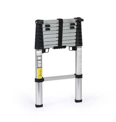 Teleskopierbare Aluminium-Leiter PROFI, 2,65 m, 9 Sprossen