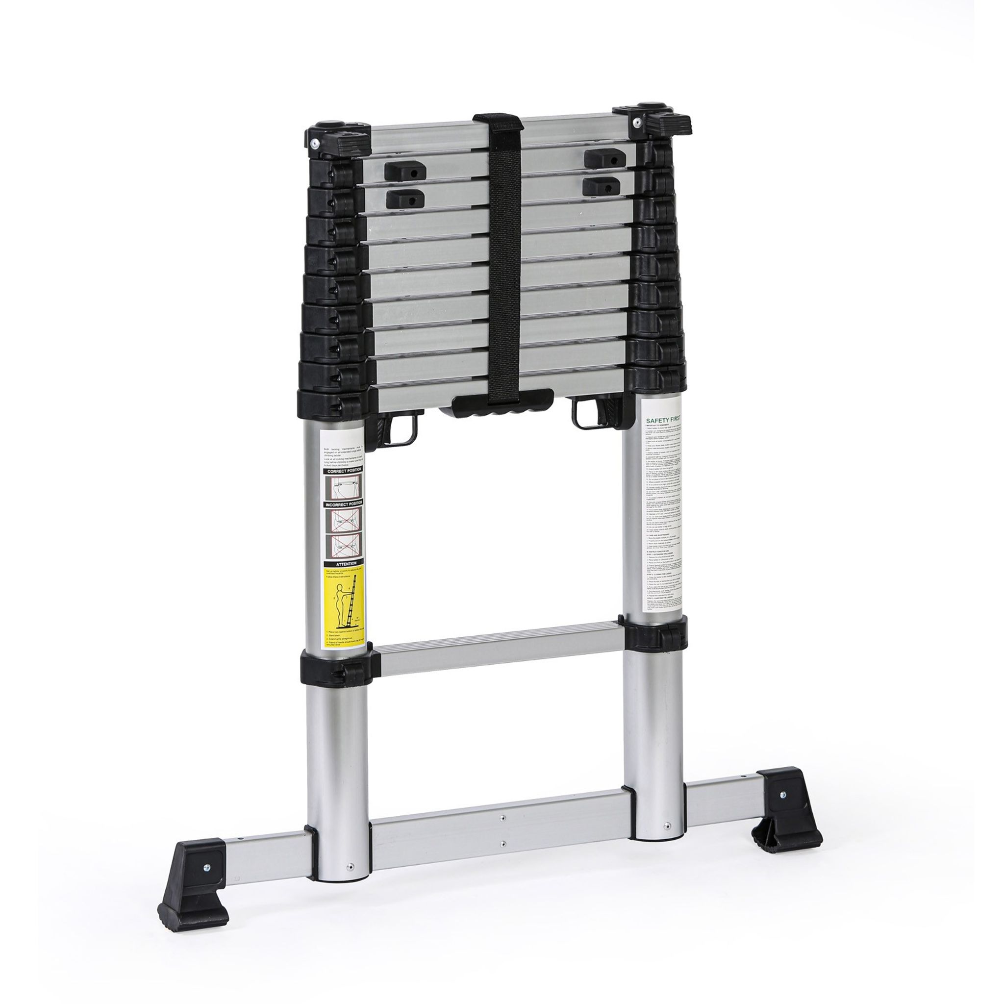 Teleskopierbare Aluminium-Leiter PROFI, 3,29 m, 11 Sprossen