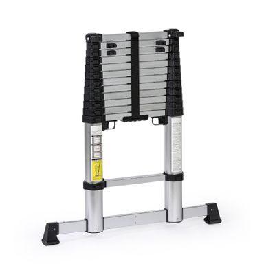 Teleskopierbare Aluminium-Leiter PROFI, 3,92 m, 13 Sprossen