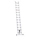 Teleskopowa drabina aluminiowa PROFI, 3,8 m, 13 szczebli