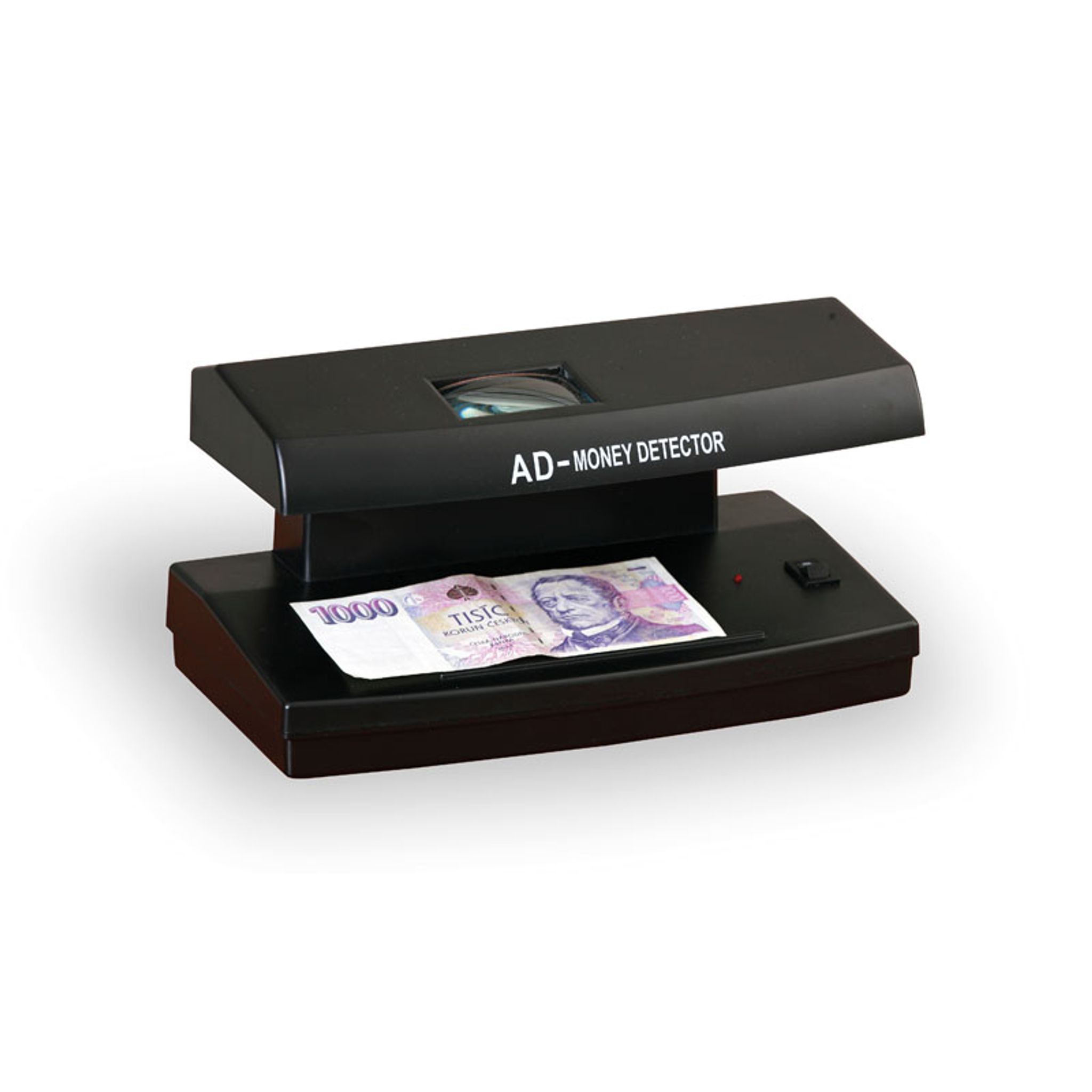 Tester bankoviek CZK, EUR, USD