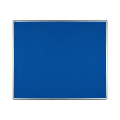 Textil-Pinnwand ekoTAB mit Alurahmen, 1200 x 900 mm, blau