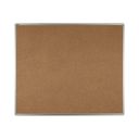 Textil-Pinnwand ekoTAB mit Alurahmen, 1200 x 900 mm, braun