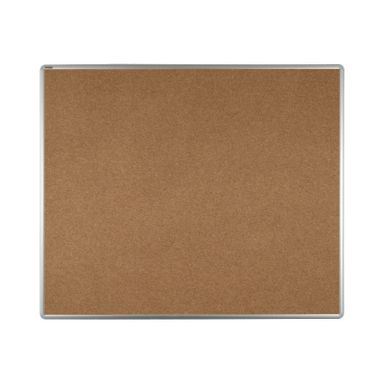 Textil-Pinnwand ekoTAB mit Alurahmen, 1200 x 900 mm, braun