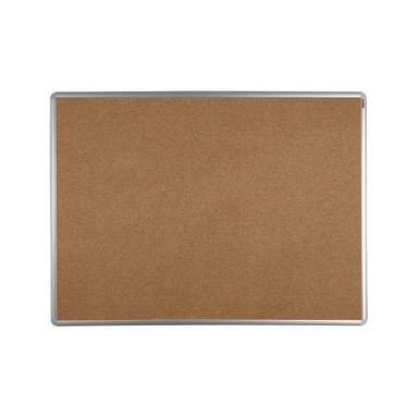 Textil-Pinnwand ekoTAB mit Alurahmen, 900 x 600 mm, braun
