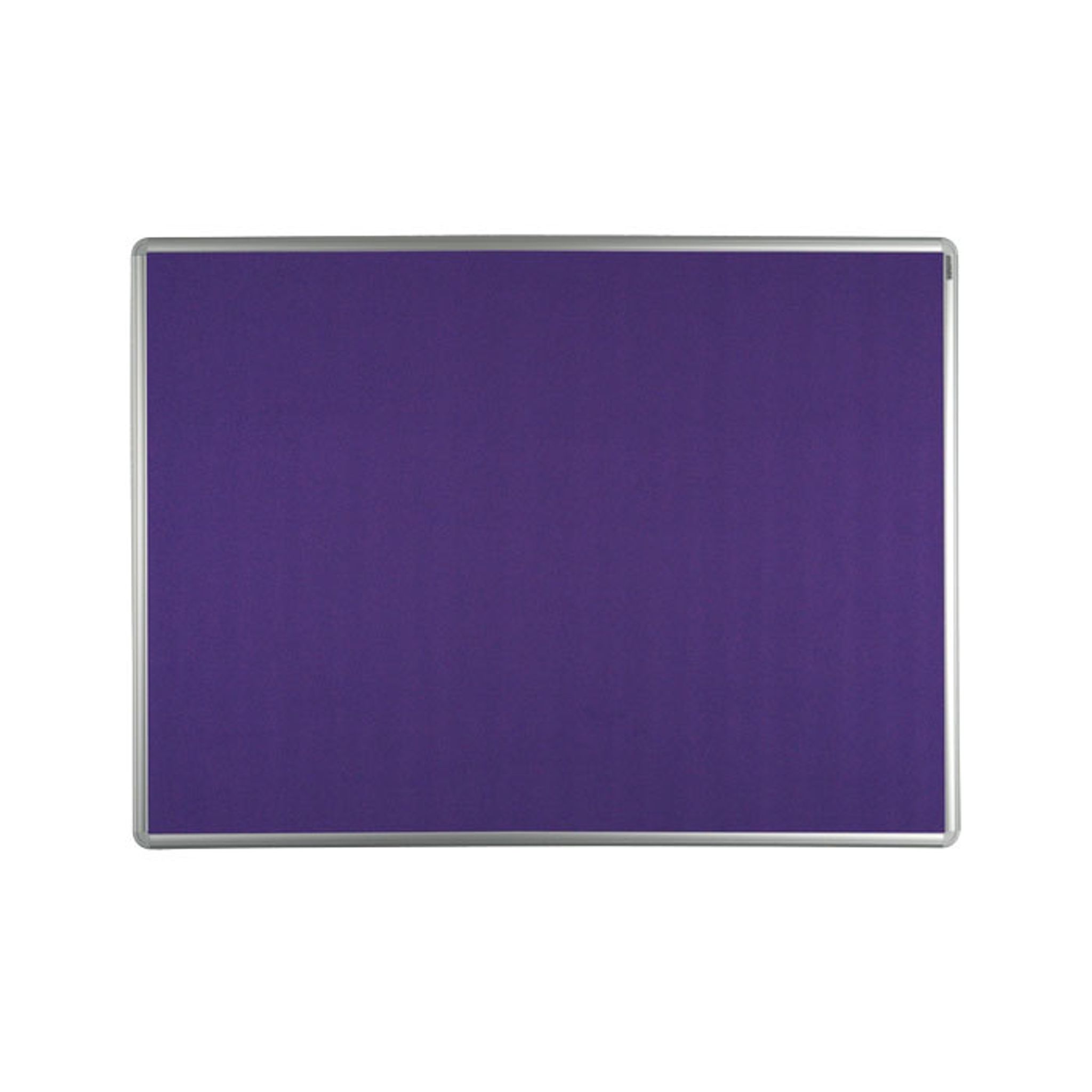 Textil-Pinnwand ekoTAB mit Alurahmen, 900 x 600 mm, violett
