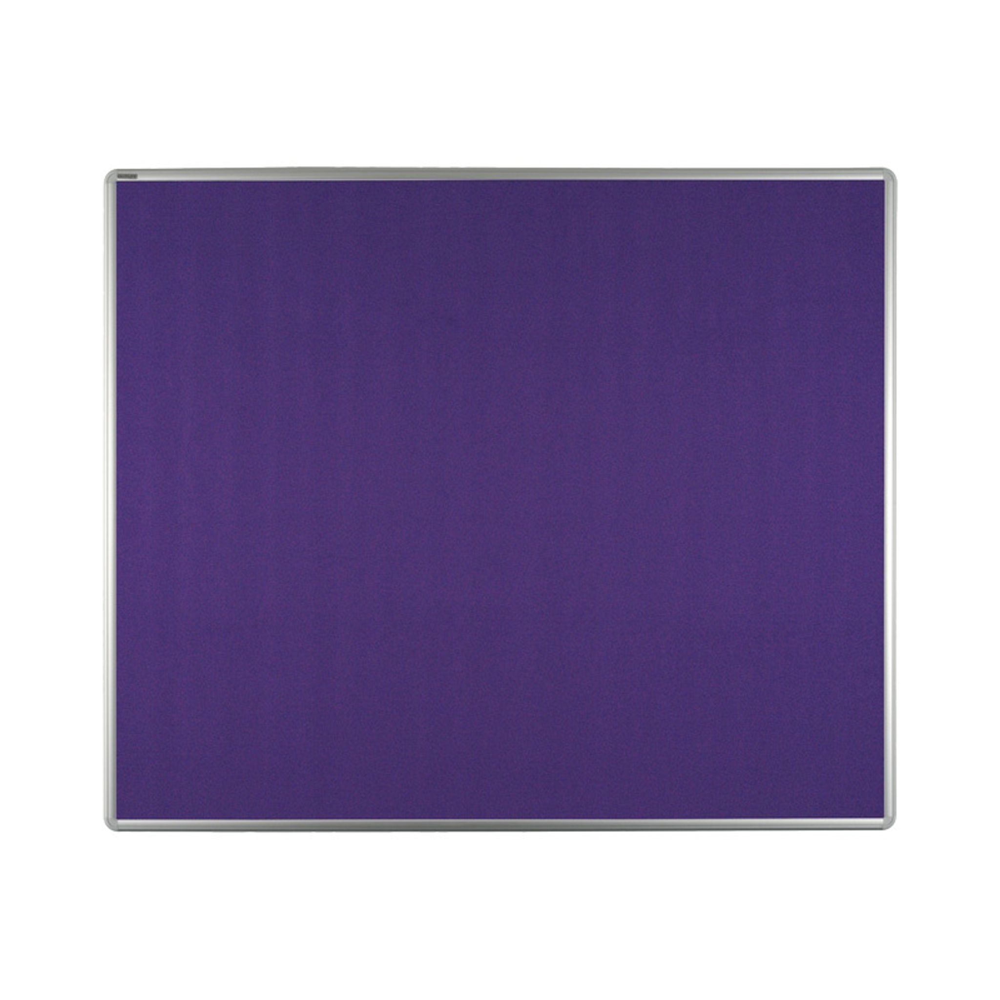 Textilná nástenka ekoTAB v hliníkovom ráme, 1200 x 900 mm, fialová