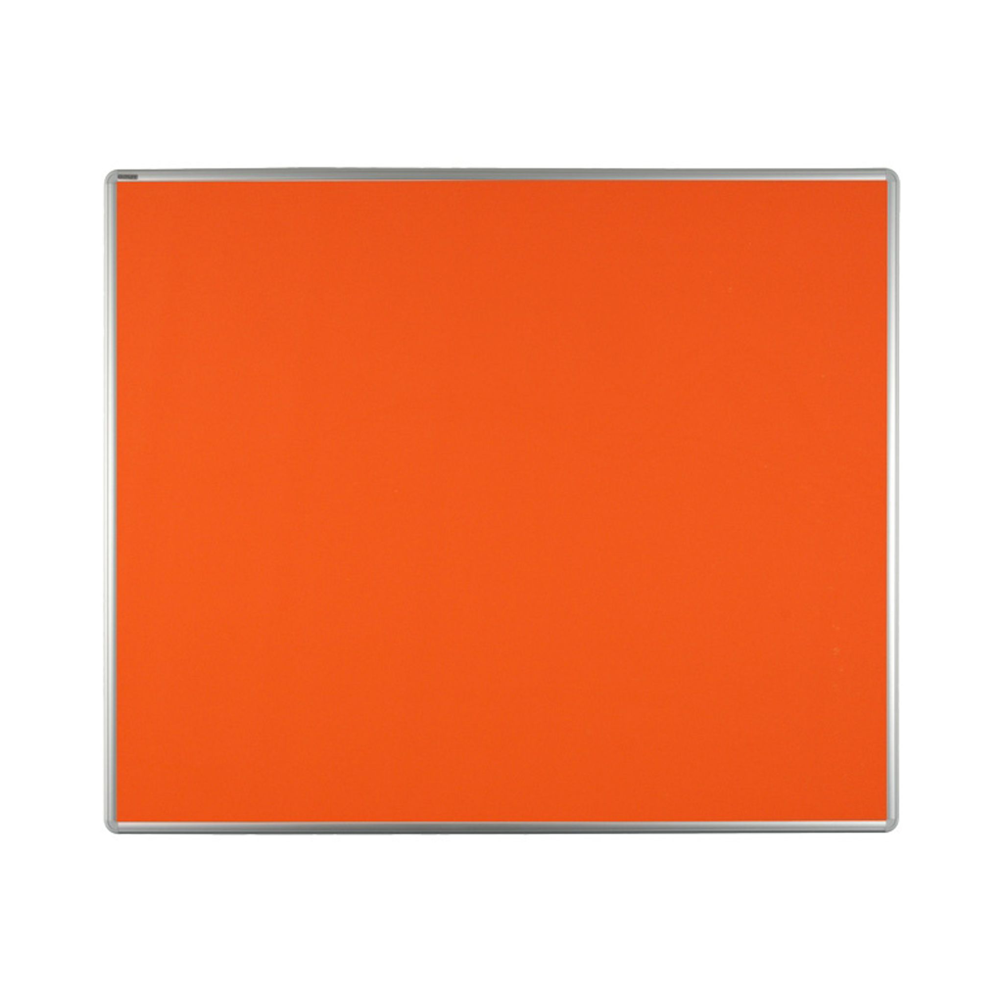 Textilná nástenka ekoTAB v hliníkovom ráme, 1200 x 900 mm, oranžová