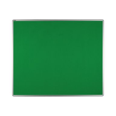 Textilná nástenka ekoTAB v hliníkovom ráme, 1200 x 900 mm, zelená