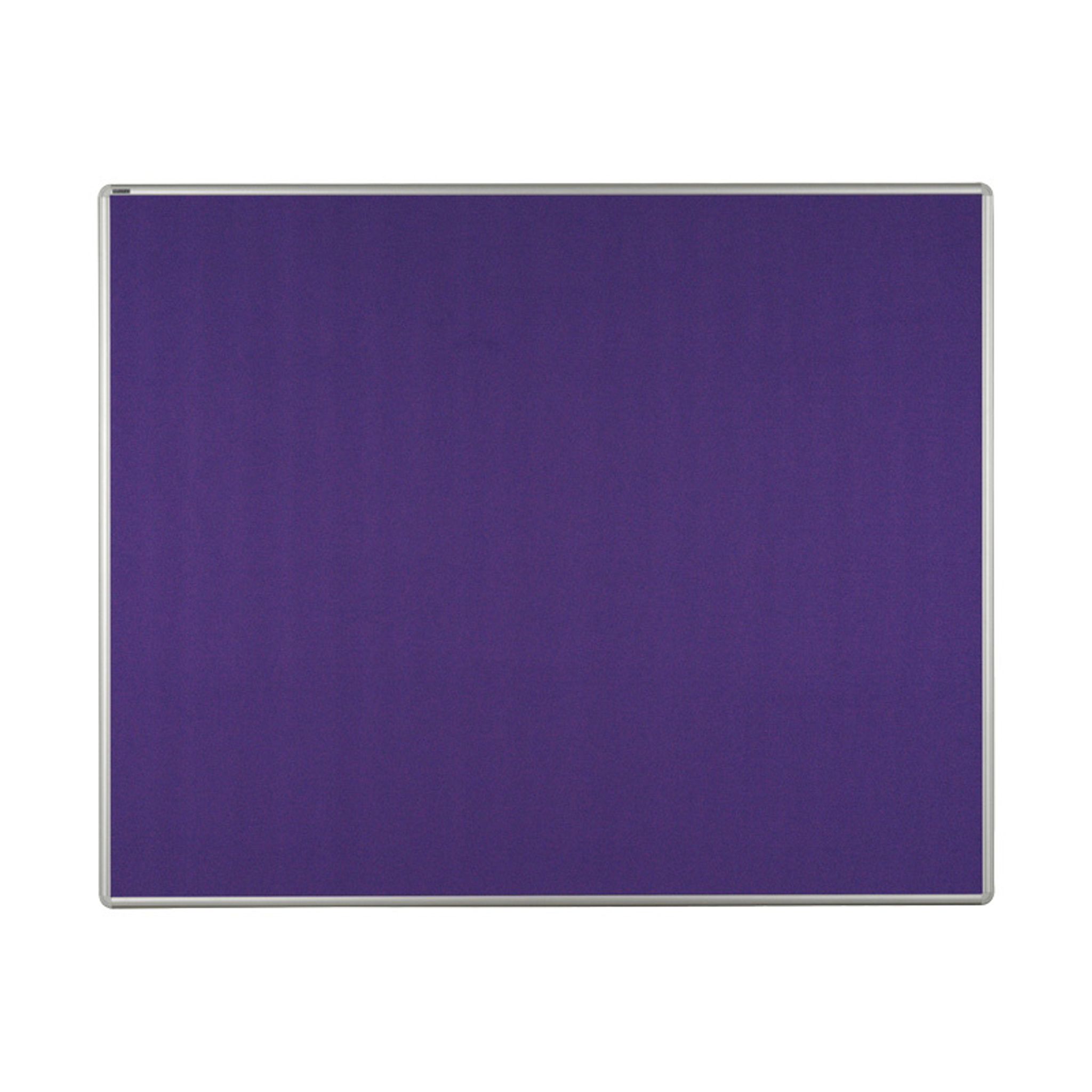 Textilná nástenka ekoTAB v hliníkovom ráme, 1500 x 1200 mm, fialová