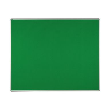 Textilná nástenka ekoTAB v hliníkovom ráme, 1500 x 1200 mm, zelená