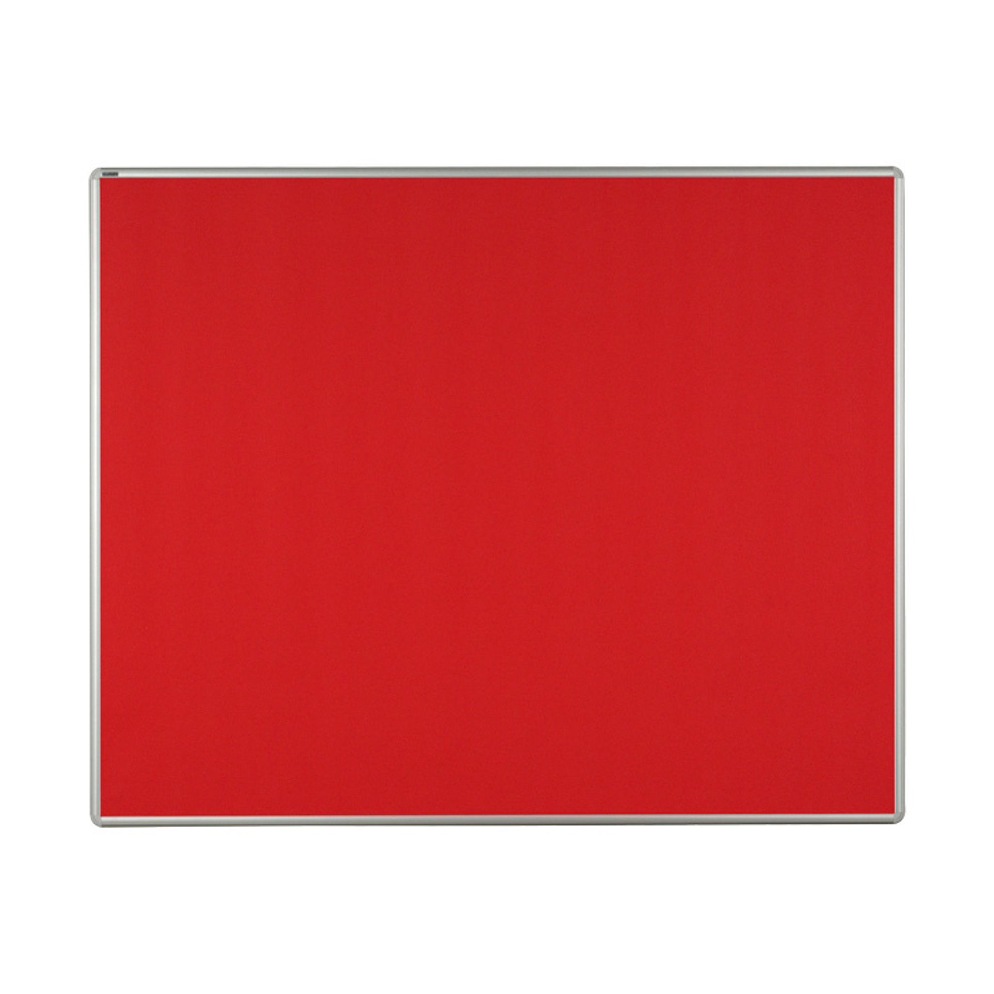 Textiltafel ekoTAB mit Alurahmen, 1500 x 1200 mm, rot