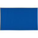 Textiltafel ekoTAB mit Alurahmen, 2000 x 1200 mm, blau