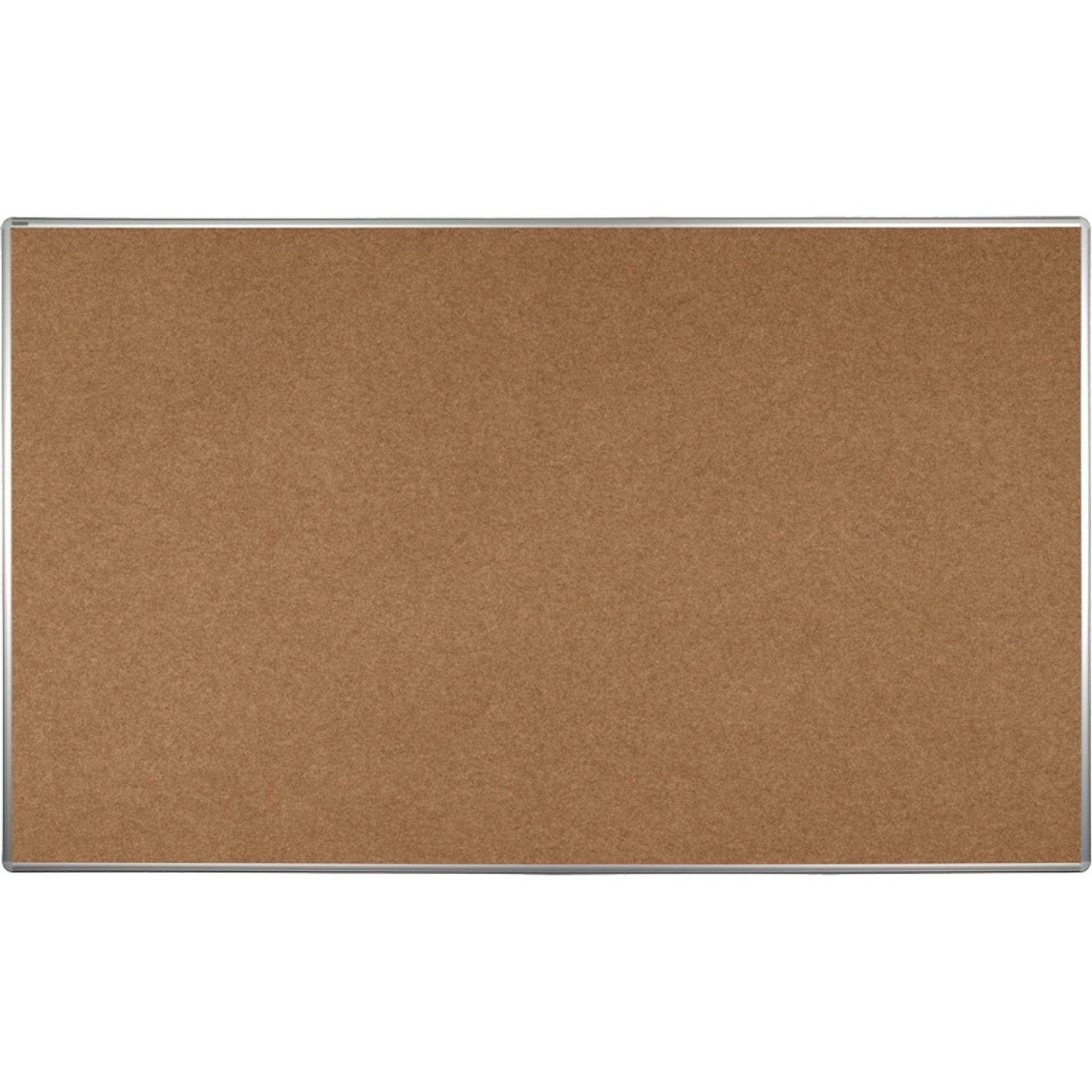 Textiltafel ekoTAB mit Alurahmen, 2000 x 1200 mm, braun