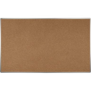 Textiltafel ekoTAB mit Alurahmen, 2000 x 1200 mm, braun