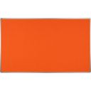 Textiltafel ekoTAB mit Alurahmen, 2000 x 1200 mm, orange