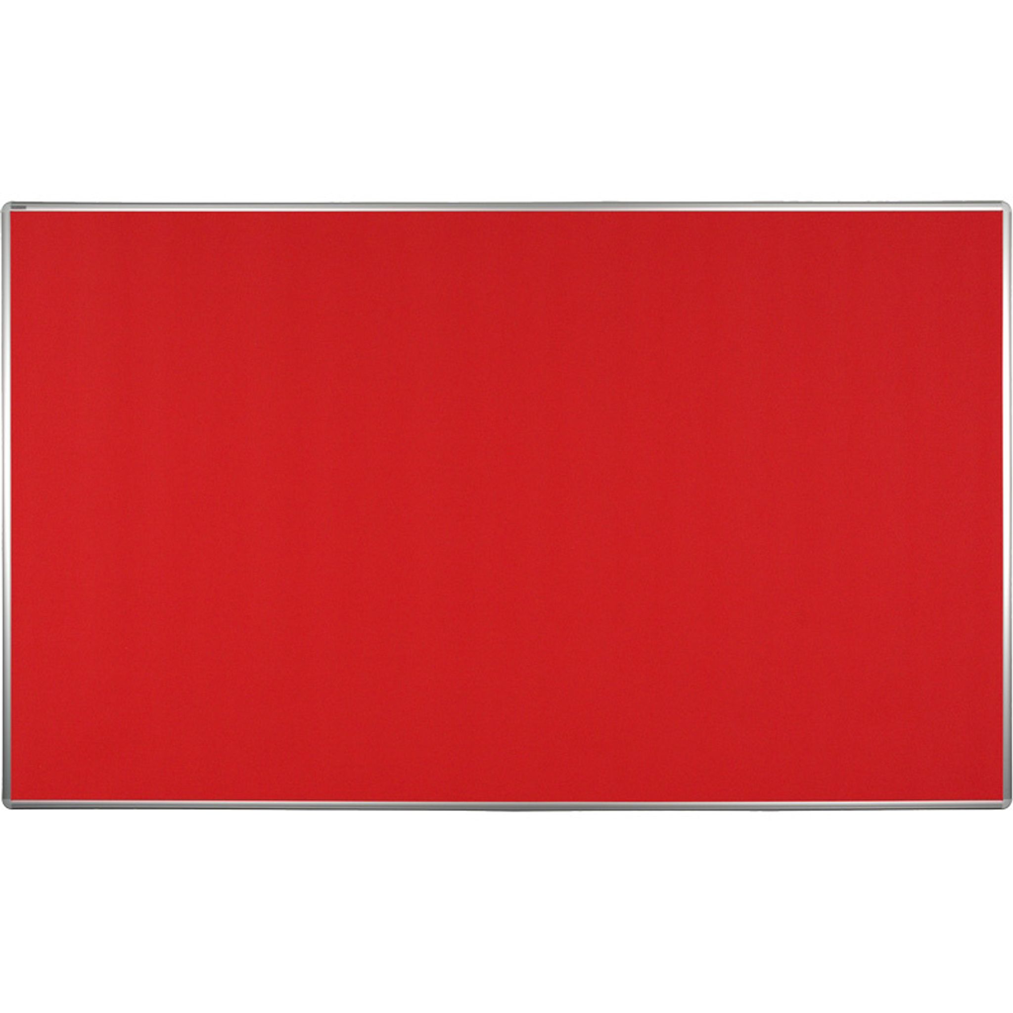 Textiltafel ekoTAB mit Alurahmen, 2000 x 1200 mm, rot