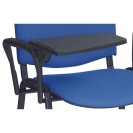 2 Armlehnen mit Kunststofftisch für Konferenzstühle SMART, ISO, VIVA, SMILE