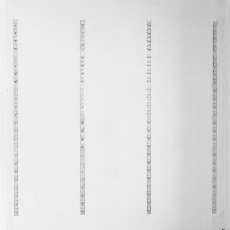 3 x Einhängeschiene TIGLIA in einem Stück für HAREO Paneel