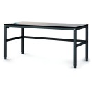 Antistatický dielenský ESD stôl, 1600x800x745-985 mm, nastaviteľné podnožie