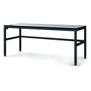 Antistatický dielenský ESD stôl, 1800x800x745-985 mm, nastaviteľné podnožie