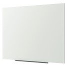 Bezrámová bílá popisovací tabule, magnetická, 1150 x 750 mm