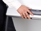 Bi-Office Mobilní flipchart DESIGN s výsuvnými rameny, magnetický
