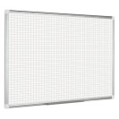 Bi-Office Whiteboard, Magnettafel mit Aufdruck, Quadrate/Raster, nicht magnetisch, 1800 x 1200 mm
