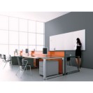 Bi-Office Whiteboard, Magnetttafel ohne Rahmen, 1480 x 980 mm