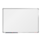 Biała magnetyczna tablica do pisania boardOK 600 x 900 mm, anodowana rama