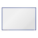 Biela magnetická popisovacia tabuľa boardOK, 1800 x 1200 mm, modrý rám