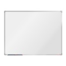 Bílá magnetická popisovací tabule boardOK, 1200 x 900 mm, eloxovaný rám