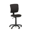 Biurowe krzesło MILANO II bez podłokietników - czarny